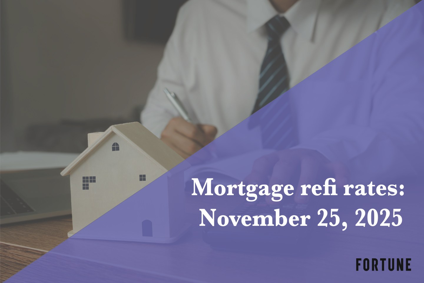 Current refi mortgage rates report for Nov. 25, 2025