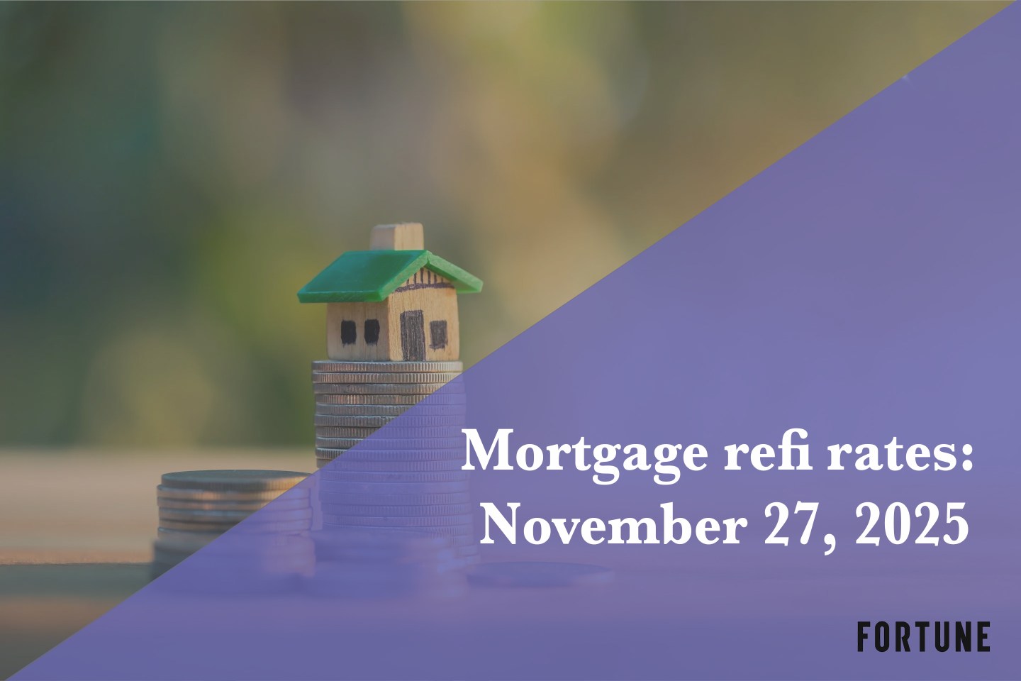 Current refi mortgage rates report for Nov. 27, 2025